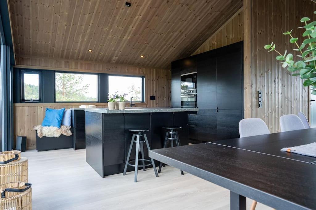 New, Modern, Cosy Hut Close To Norefjell Ski & Spa Noresund Exterior photo