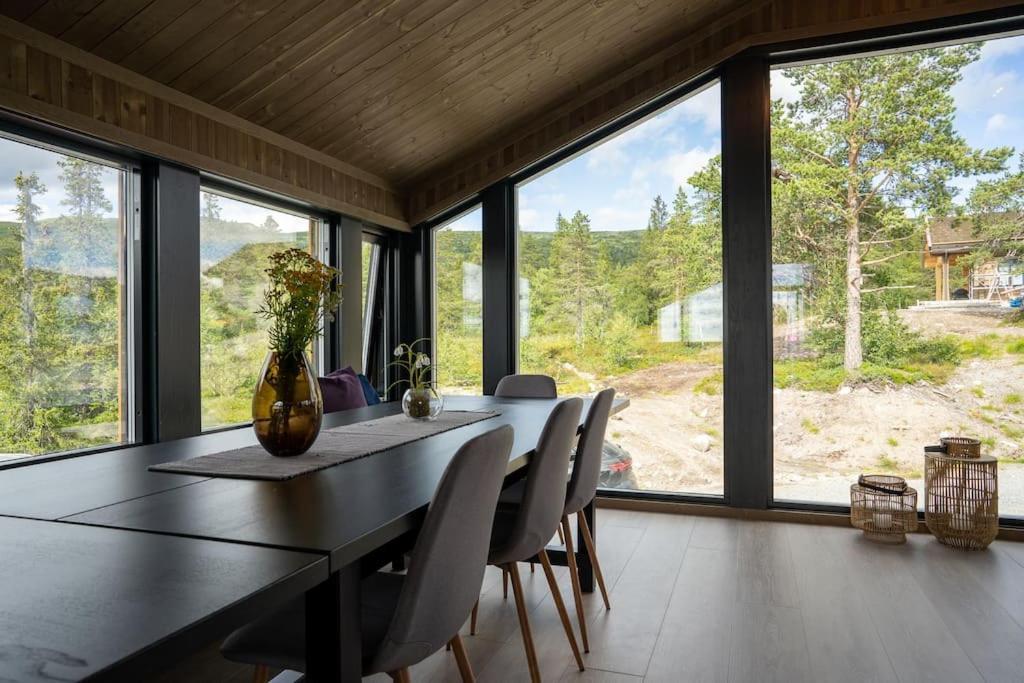 New, Modern, Cosy Hut Close To Norefjell Ski & Spa Noresund Exterior photo